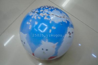 Toy ball/ball//PVC 9-inch beach ball/Dan Yinqiu/printing//all India flower ball ball