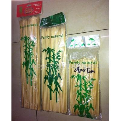 Disposable bamboo sticks BBQ sign kebabs made