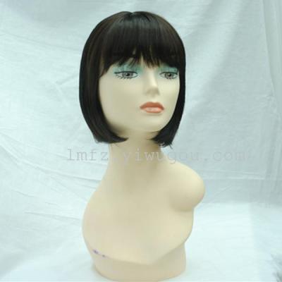 Wholesale hot silk dyed mannequin head mannequin head wig model, hair styling doll head