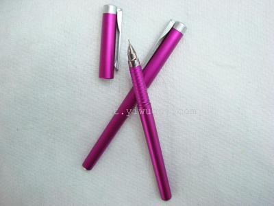 New Korean sand color silver gel pen ballpoint pen
