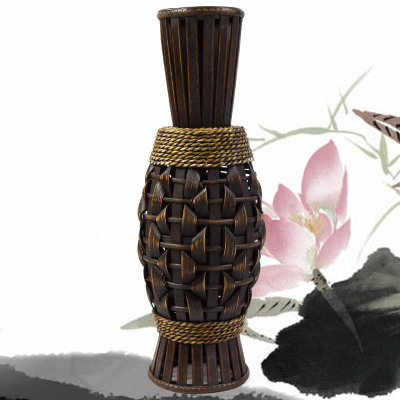 Furniture decorative flower vase /bamboo crafts  KW1307