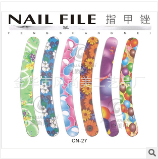 2014 Best-Selling Nail File 18*2 Flower File Manicure Implement Wholesale Sales