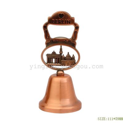 German bronze zinc alloy bottle opener bell famous architecture