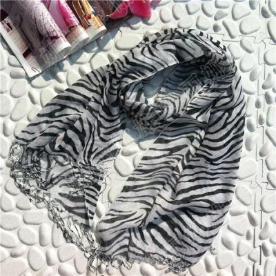 Rayon printing Zebra scarf, scarf production in Yiwu China wholesale scarves Lena tailor