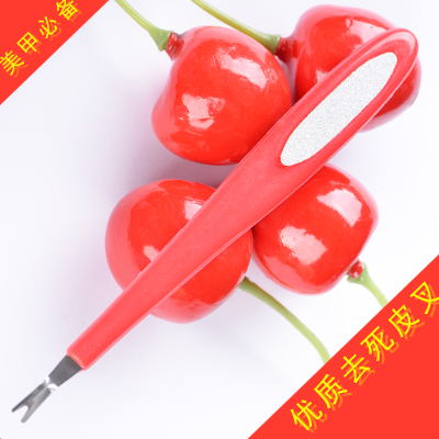 Classic Nail Care Tools Exfoliating Fork Nail Essential Exfoliating Exfoliating Tools Manicure Implement Wholesale