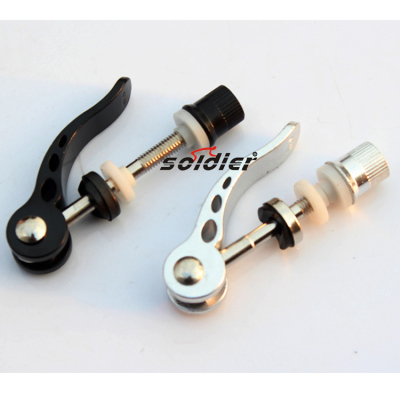 Aluminum alloy color seat tube clamping bicycle quick disassemble seat tube clamping rod buckle mounting rod locking ring quick disassemble