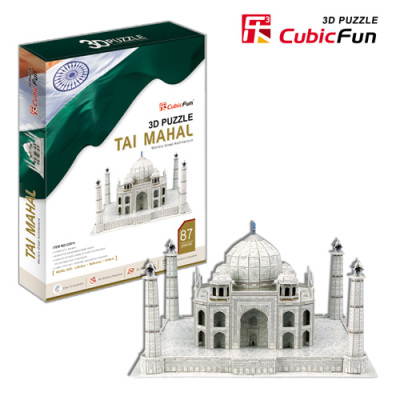 Le cube 3D jigsaw model, MC081 taj mahal.