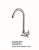 Wall-mounted Single Handle Kitchen Faucet 257