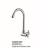 Wall-mounted Single Handle Kitchen Faucet 257