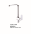 Copper single hole cold hot kitchen faucet, Wash basin faucet 8180