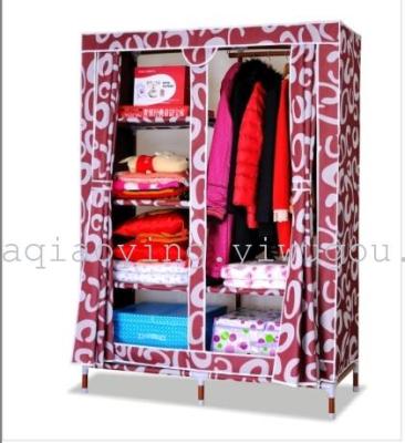 Best selling bag cloth chest European cloth wardrobe is a skeleton simplified wardrobes Oxford cloth chest Super tube