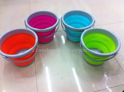 Yi-Leah folding fishing bucket for bucket car washing gear outdoor sketching activities and leisure