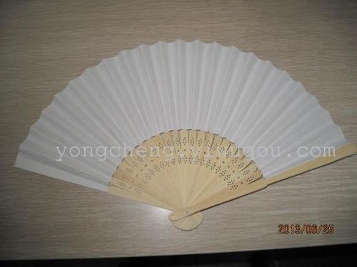 paper fan fan advertising fan sandalwood fan fan customized wholesale craft fan plain color