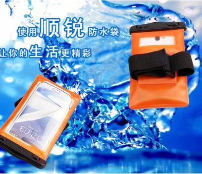 Samsung Apple ABS/clip with arm bands mobile phone waterproof bag