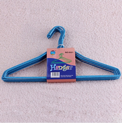 0321 Wet and Dry PVC Coated Hanger Clothes Hanger Drying Rack High Quality Clothes Hanger Wholesale Factory Direct Sales