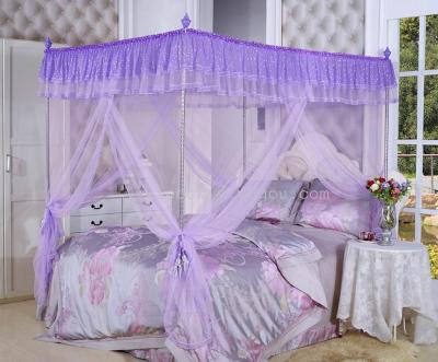 Coupling three door nets bold stainless steel super soft luxurious mosquito net