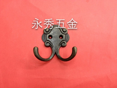 Double Hole Double Hook Clothes Hook Home Hardware Antique Hook Alloy Hook Double Hook Clothes Hook Small Hook Clothes Hook