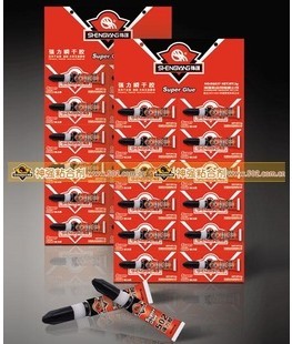Factory price shenqiang super glue 1.5g 12pcs  adhesive wholesale