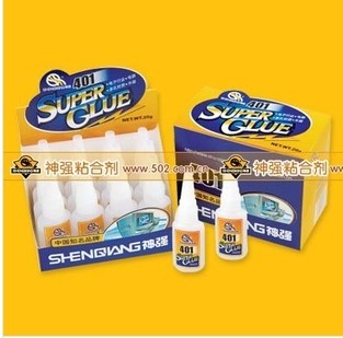 Factory price shenqiang super glue 401 adhesive wholesale