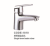 Copper Single Hole Basin Faucet Hot And Cold Water 1810