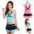Small chest gathered two pieces of swimsuit women split swimsuit hot spring swimsuit factory direct sales