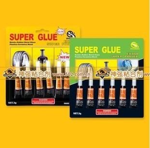 Factory direct sell 6pcs 1.5g  glue adhesive wholesale