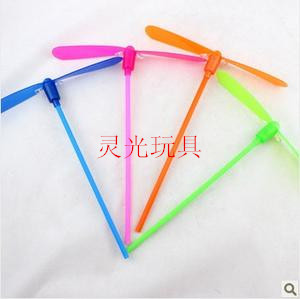 Liuyiertongjie bamboo bamboo Dragonfly Dragonfly glitter glow? flying fairy toys glow Flash Toys factory direct