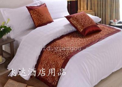 Nice Nice hotel bed tail towel bed flag bed tail cushion bed cover table flag