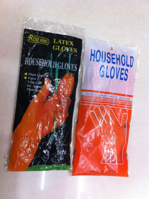 XT-1405 washing glove dishwashing gloves, leather gloves, rubber gloves, household gloves