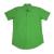 New 2014 green men's Boutique cotton pockets slim fit short sleeve shirt