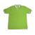 180g Luo Kou Apple-green polyester/cotton mixed colors cuffs designed short sleeve POLO shirt