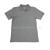 180g men's premium quality pure cotton plain fabric hemp grey-collar short sleeve spot