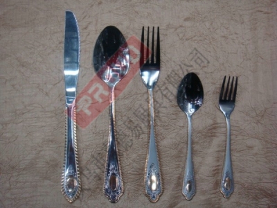 91010A gold-plated stainless steel tableware stainless steel cutlery, knives, forks, and spoons