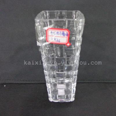 "Factory direct" glass 184 series Crystal white glass vase "new hot recommendation"