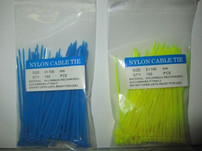3X100 Self-Locking Nylon Cable Tie Harness