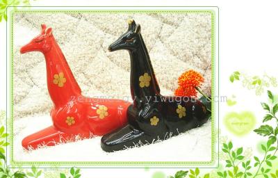 Big deer new animal ornaments color glaze decoration the creative decorations home decoration crafts wholesale