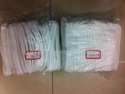 Disposable non-woven cap dust cap 18-inch 21-inch single and double rib strip cap dust cap exports
