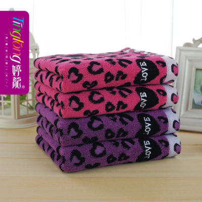 Towel factory direct Ting long love lovers premium wash towel absorbent towels wholesale