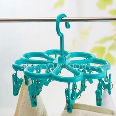 Plastic hangers 8 plum drying rack drying clamp racks upscale clothes pegs