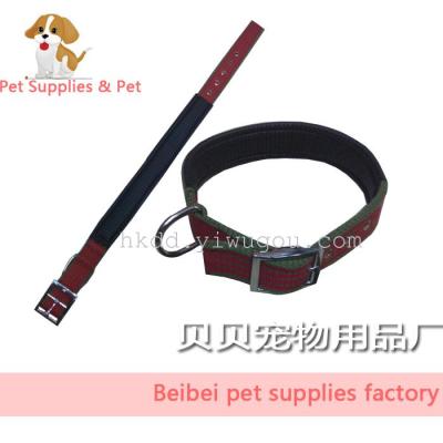 Pet supplies collar dog collars pet collar foam cotton webbing cotton dog collar