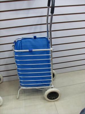 Aluminum shopping cart, luggage cart, aluminum alloy light and easy to carry shopping cart.