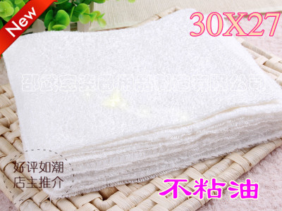 Yiwu commodity bamboo dish cloth-oil dish towel factory outlets scouring pad to spread the world a generation M3027 white