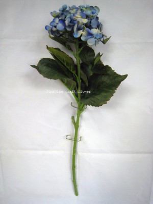 Factory direct high-grade artificial flower hydrangea flower large simulation of high-order 6-color