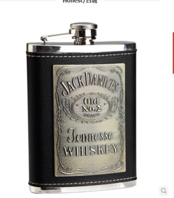 Honest pot hand outdoor portable premium hip flask of 304 stainless steel hip flask Russia 8 oz