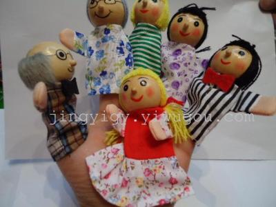 Character finger puppets