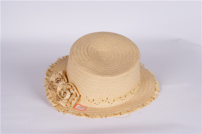High-end summer straw hat children Korean version Grand Beach hats UV Sun hats