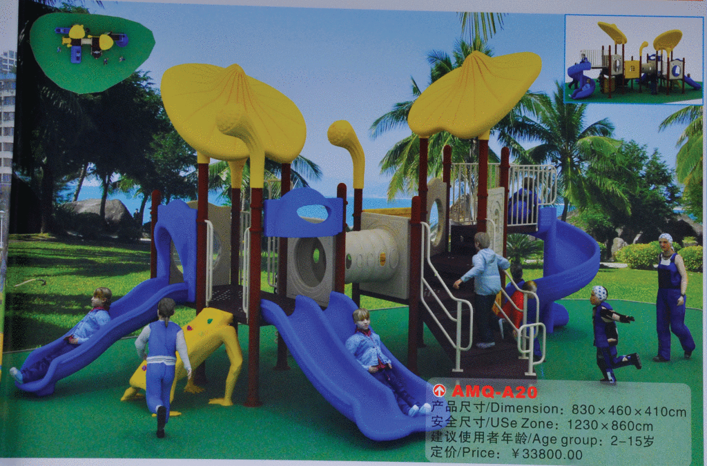 high quality and low price welcome to buy large park slide