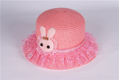 Baby Hat rabbit cartoon children Cap Topi girls spring and summer hats sun protection