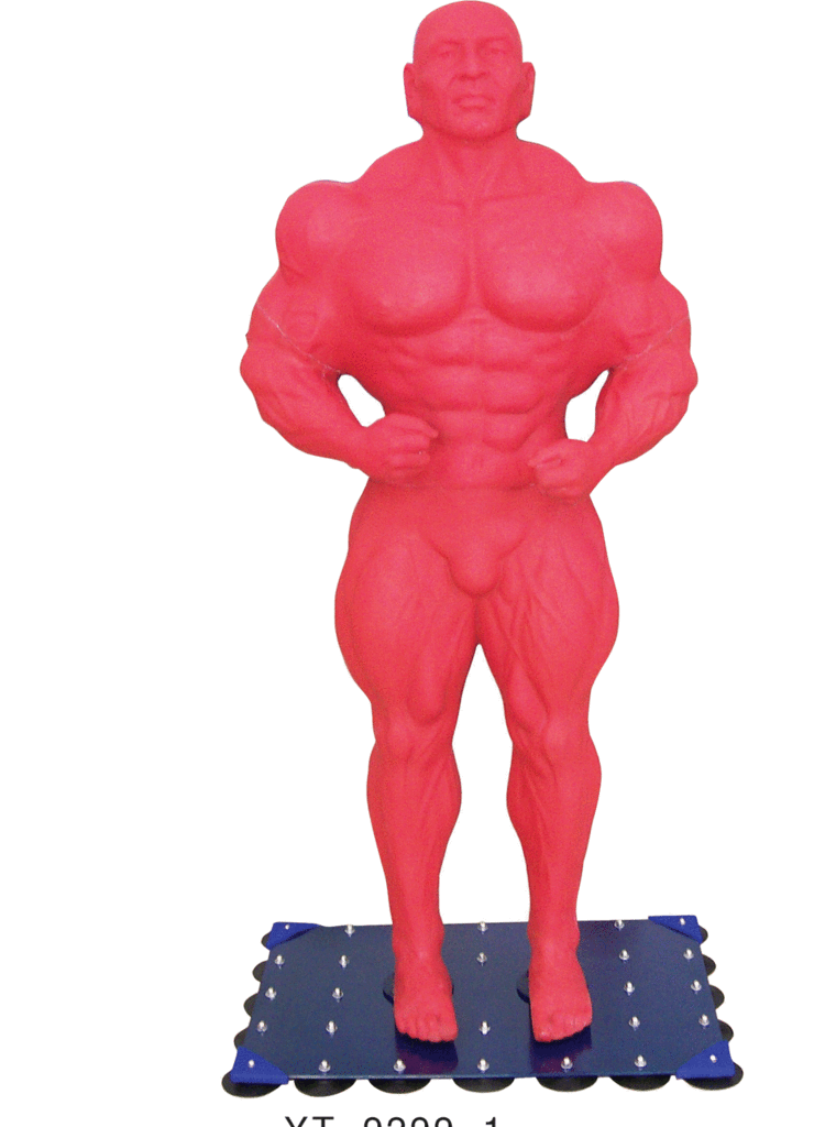 Boxing Rack with Suction Cup Humanoid