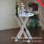 New Product shelf Small Coffee Table Mediterranean Creative Folding Furniture Blue Life Buoy MA03032